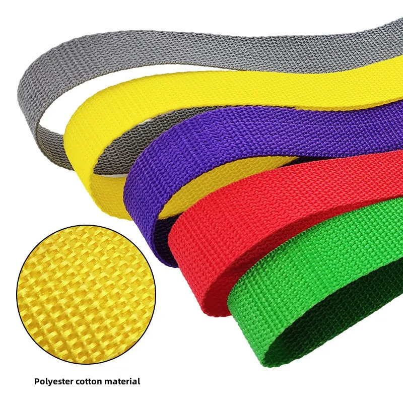 38mm 32mm 25mm Cotton Webbing Strap Canvas Cotton Ribbon DIY Knapsack Strapping Bags Crafts DIY Belt Bag Dog Accessories 2yard