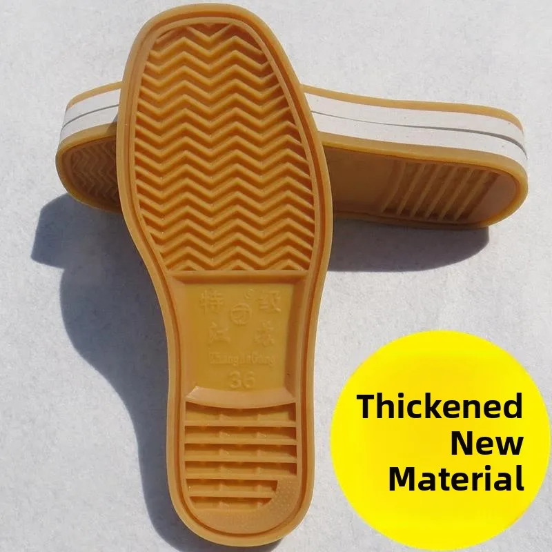 

Mens Handmade Rubber Sole Insert Anti-slip Wear-resistant Foam Cow Tendon Bottom Universal Clog Shoe Repair Pad Composite Bottom