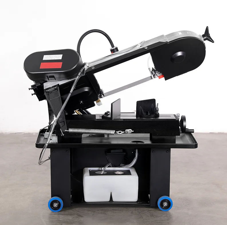 BR-200 Horizontal Metal Band Saw Automatic Bevel Cutting of 178mm Steel Pipe/Angle Iron Maximum Cutting Capacity