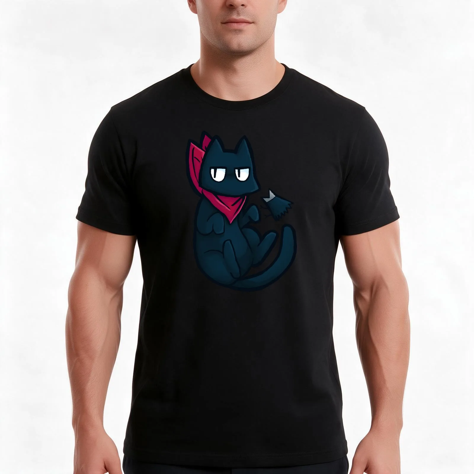 Sakamoto and Karasu T-Shirt, Summer Casual Cotton Tee, Oversized Streetwear Tops, Vintage Graphic Print, Loose Fit Short Sleeve