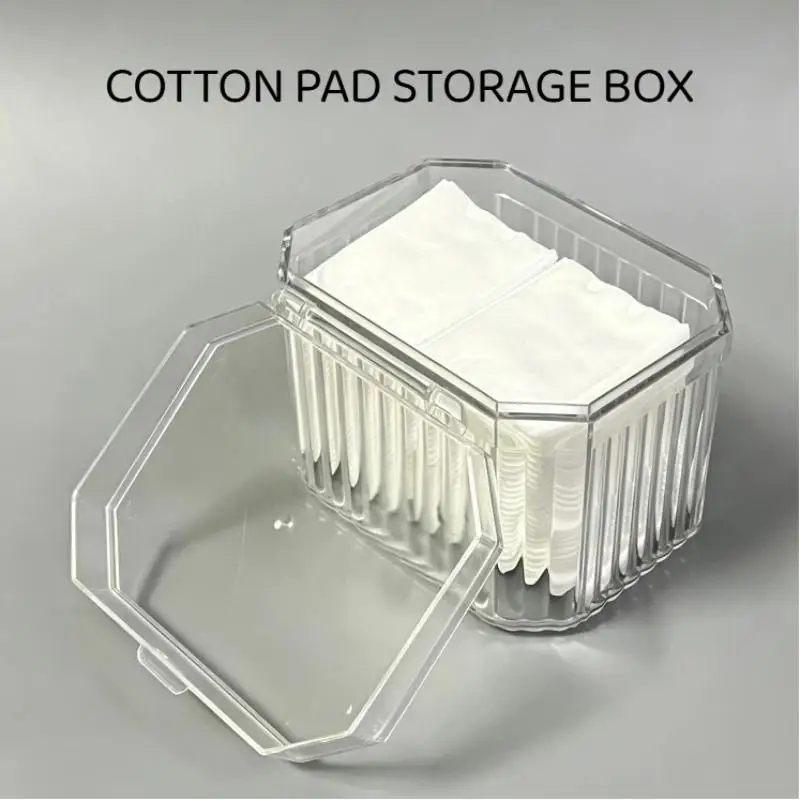 New 1Pcs Multifunctional Storage Box For Storing Makeup Cotton Cotton Swabs Hair Cords Hair Clips Tissues And Other Items