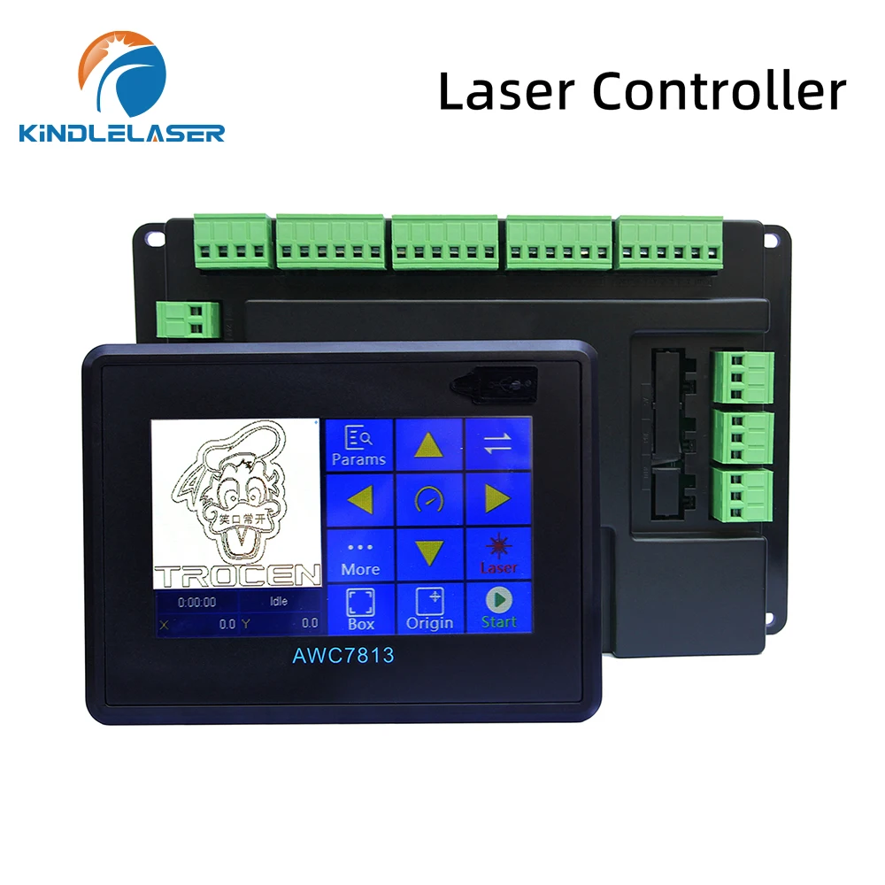 KINDLELASER Trocen AWC7813 Sistema di controllo Touch Screen per macchina per incisione e taglio laser CO2 Scheda controller AWC7813