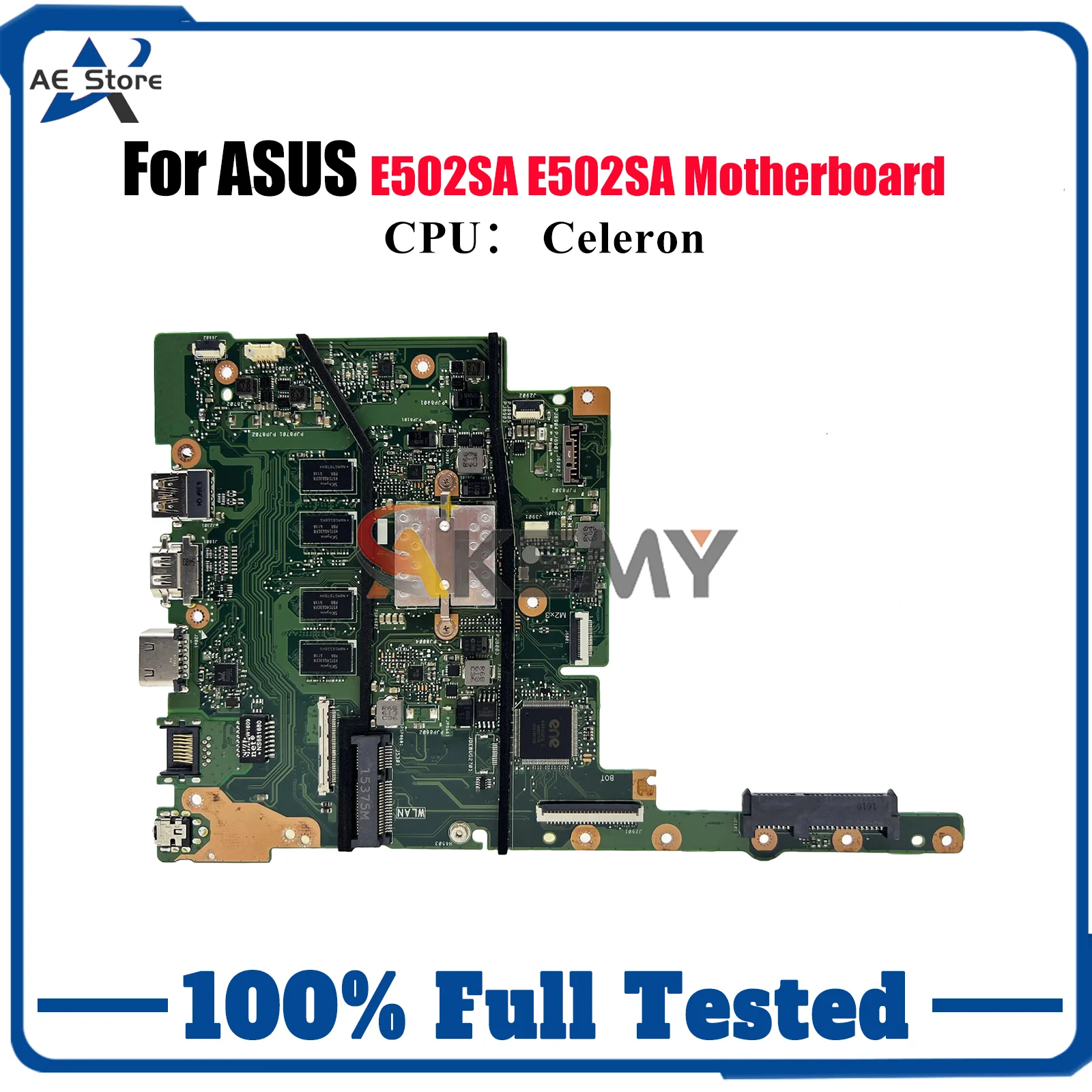 

E502SA Материнская плата для ноутбука ASUS EeeBook E502S E502SA Материнская плата для ноутбука с процессором Celeron 100% тестирование ОК быстрая доставка stk