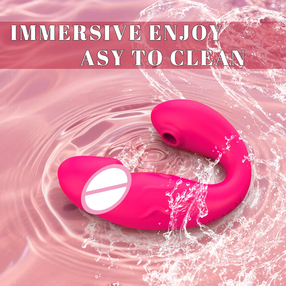 2 IN 1 Dildo Vibrator For Women Nipple Sucker Clitoris Stimulator G Spot Massage APP Control 9 Vibrating Modes Adults Sex Toys - Image 3