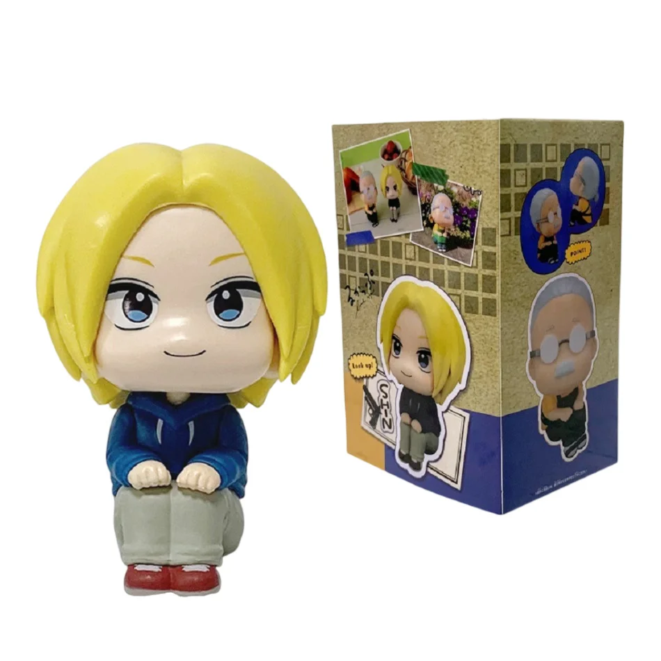 SAKAMOTO DAYS Q Version Figure Asakura Shin Taro Sakamoto Anime Peripheral Kawaii Sitting Toys Desktop Car Model Ornaments Gifts