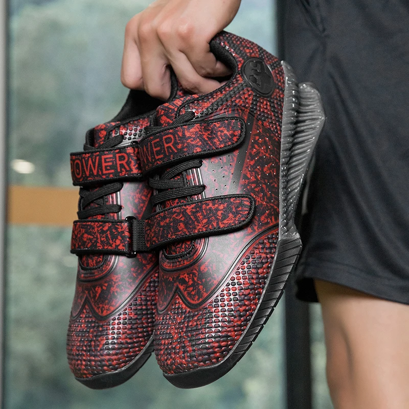 

2025 new deep squat weightlifting shoes training shoes weightlifting shoes elastic hard pull deep squat shoes breathable