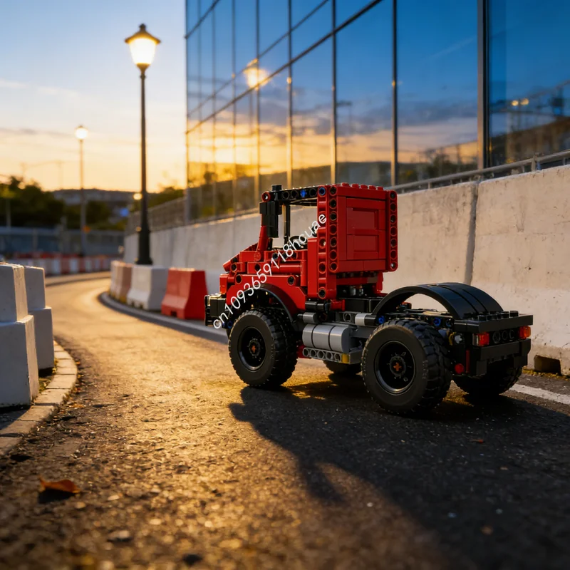 

477 деталей MOC Technical Unimog B, конструктор, архитектурная игрушка, развивающая игрушка для творчества, рождественский подарок, кирпичики для детей