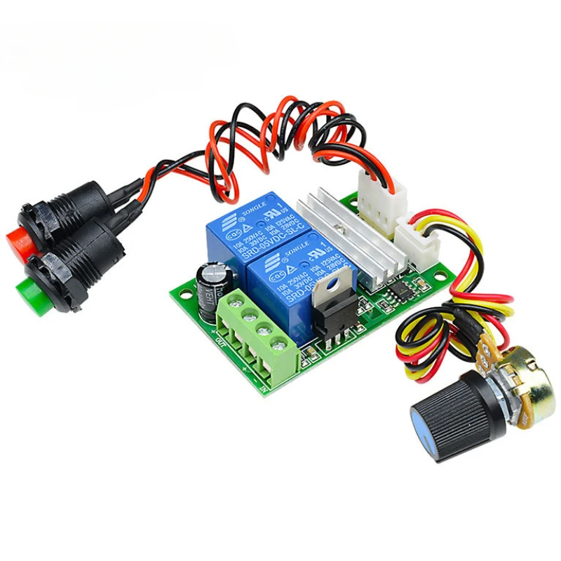 3A DC 6V 12V 24V PWM DC Motor Speed Controller Forward Reverse Switch Linear actuator motor controller adjustable Speed Control