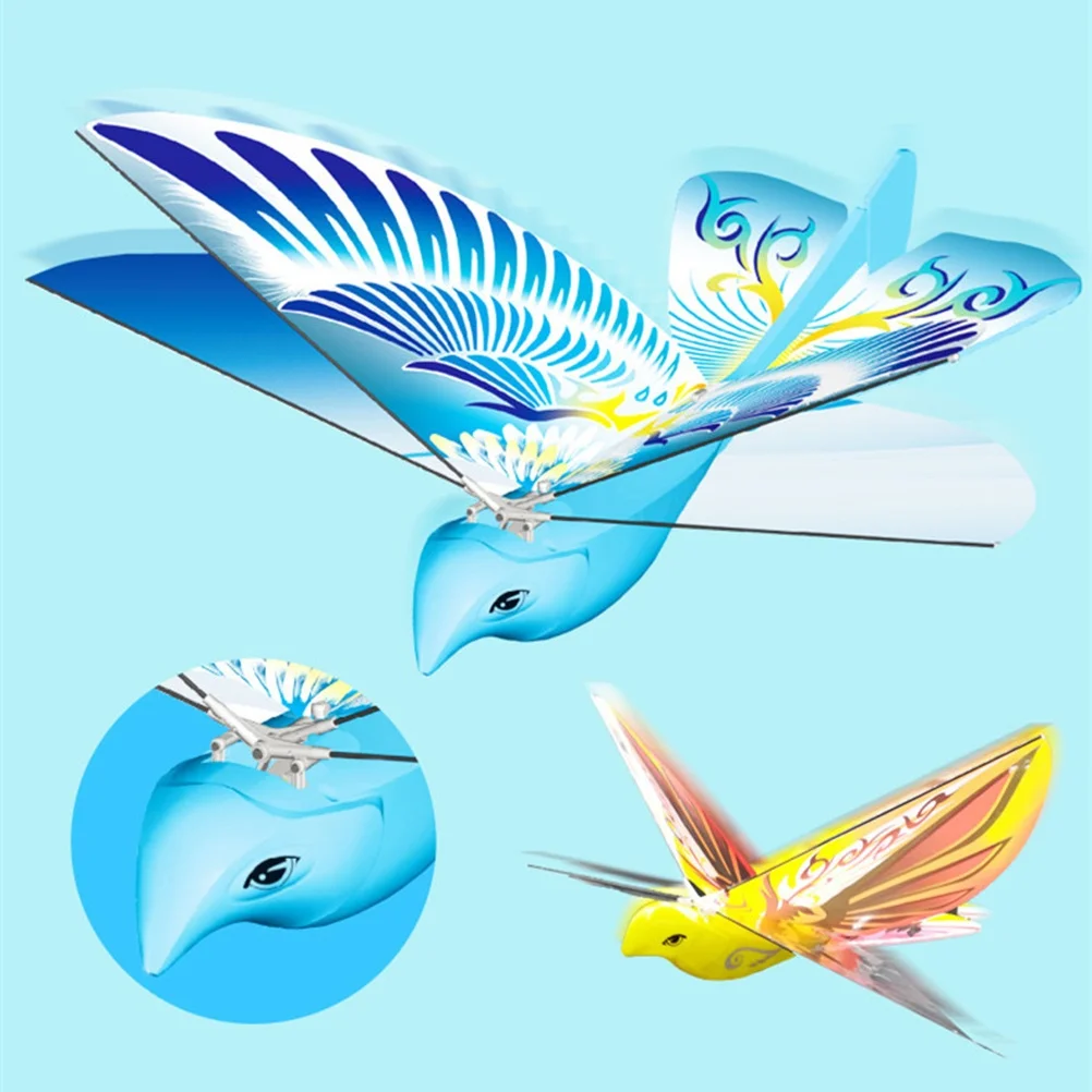 Remote Control Bionic Flying Bird Toys Mini RC Drone Smart Bionic Flapping Flying Birds for Kids Adults view 2