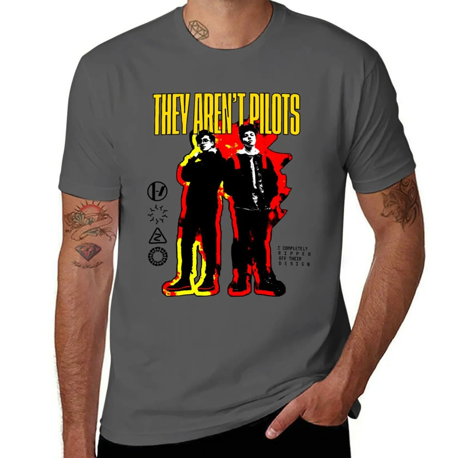 

THEY AREN'T PILOTS Duncan & Bright T-Shirt man tshirt man t shirt graphic t shirt man luxury T-Shirt