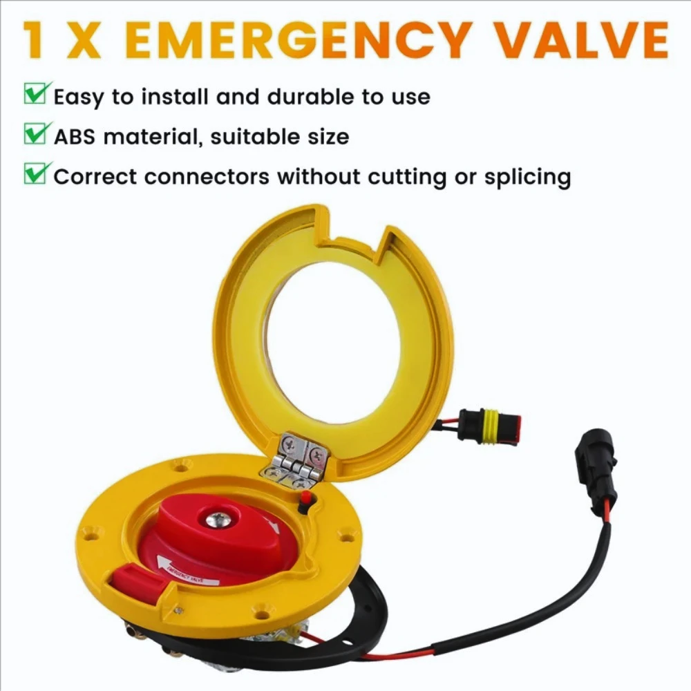 Nueva válvula redonda emergencia para puerta pasajero para piezas l cuerpo l autobús