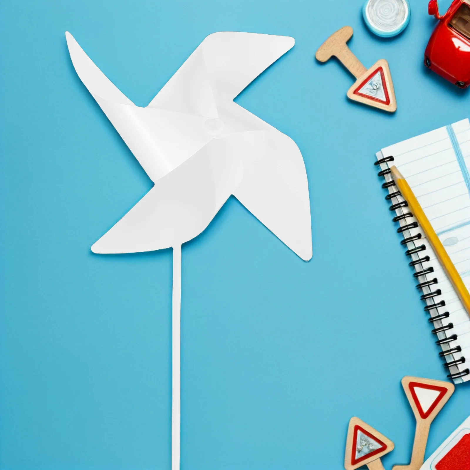 

10Sets Outdoor Spinners Plastic Pinwheels Yard Garden Patio Decoration DIY Craft Party Kit Windmill Spinners