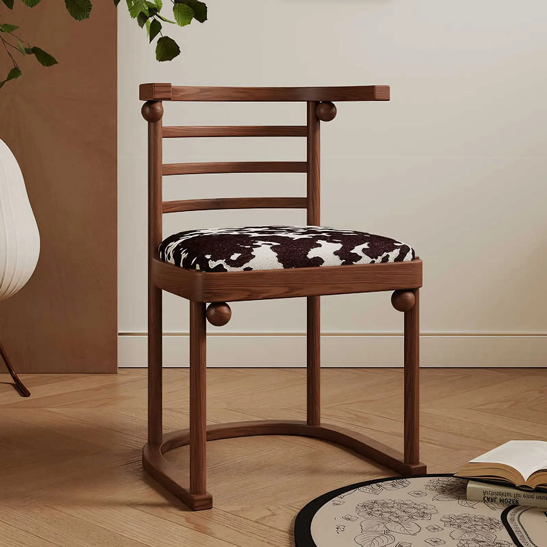 Wohnzimmer Esszimmer Café Freizeit Stuhl Rückenlehne Nische Designer Stuhl