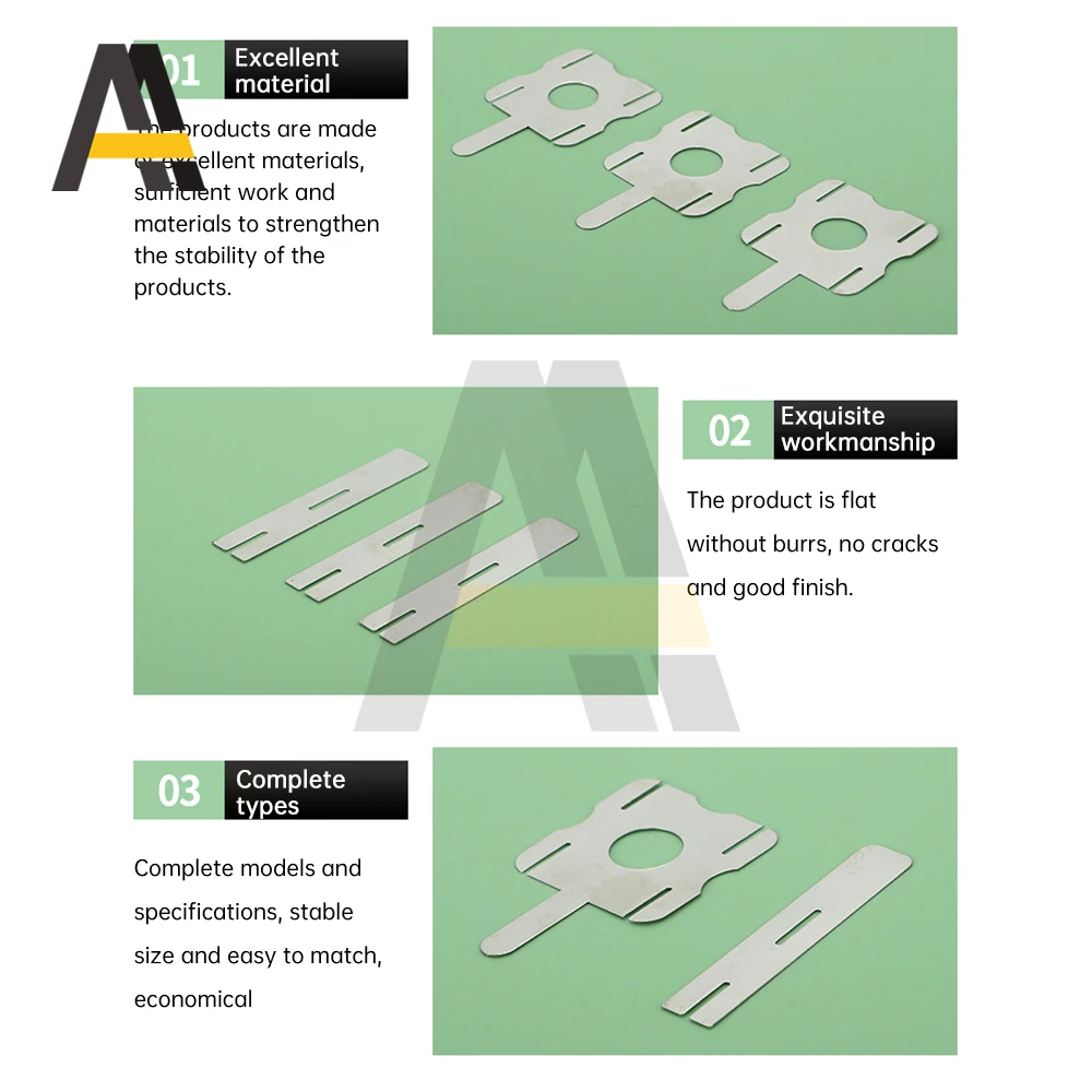 30pcs 18650 Lithium Battery Nickel Sheet Polygonal Battery Nickel Sheet For Spot Welding Machine Batteries Connection Sheets