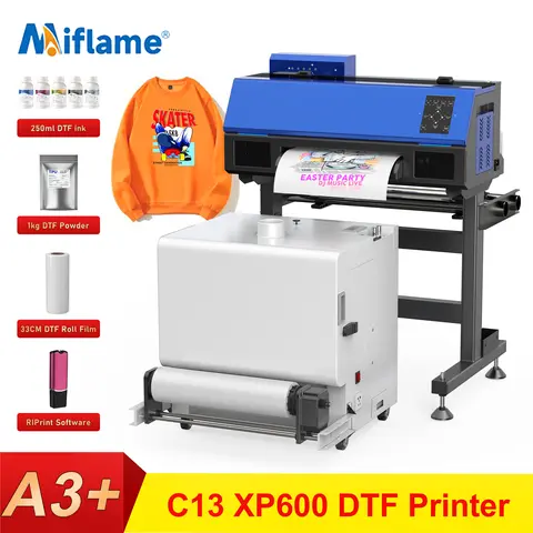 Epson XP600 용 A3 + DTF 프린터 impresora dtf 직접 필름 전송 프린터 A3 T 셔츠 인쇄 기계 모든 직물 인쇄용