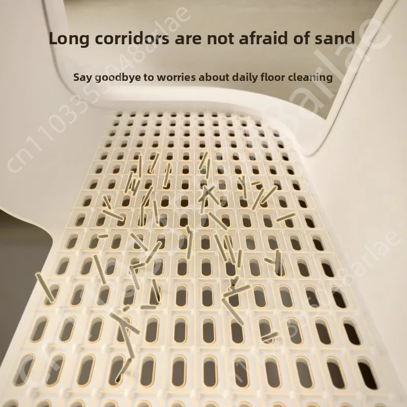 Corridor Cat Litter Box Fully Enclosed Oversized Anti-splash Deodorant Deodorant Flip Cover and Raised Cat Toilet