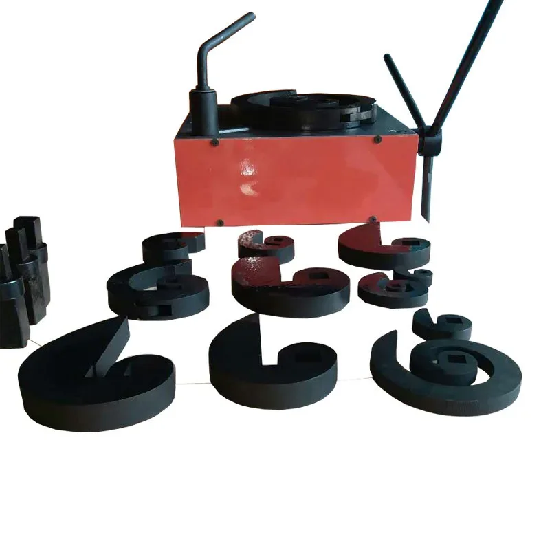 Stair handrail flower bending machine 12 kinds of flower types, hand-cranked flower bending machine