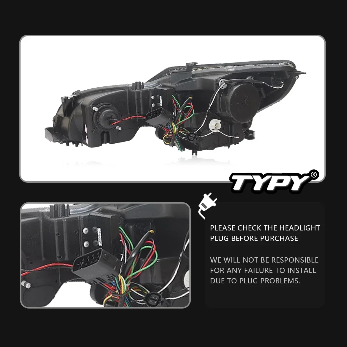 

TYPY автомобильные фары для Lexus GS 2004-2012, обновление, модифицированное для нового DRL, динамический указатель поворота, светодиодные фары, автоаксессуары