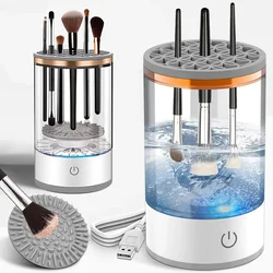 1PC Electric Makeup Brush Cleaner Rechargeable Makeup Brushes Cleaning Tool Automatic Makeup Brush Cleaning Stand Device