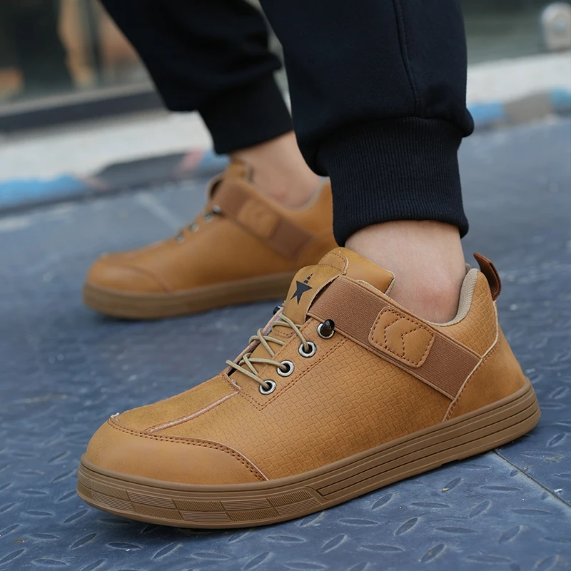 Nuove scarpe antinfortunistiche da uomo comode scarpe da lavoro antiforatura scarpe da ginnastica Casual traspiranti leggere stivali protettivi