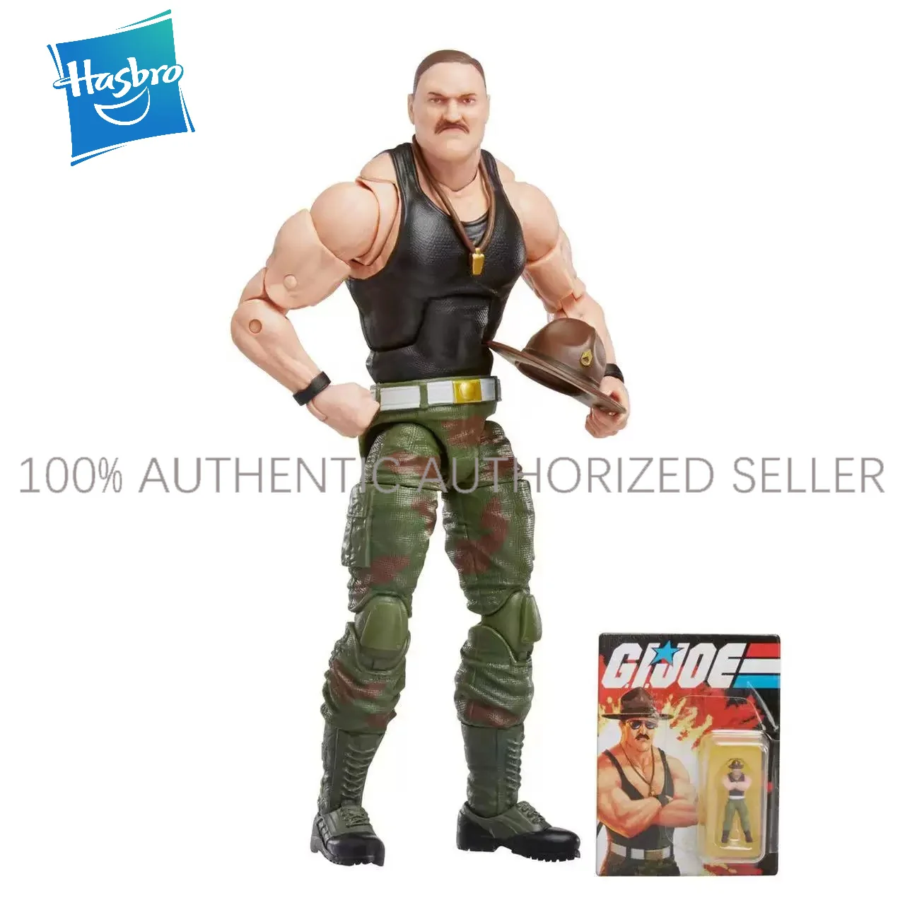 100%Original Hasbro G.I. Joe Classified Series SGT Slaugher Deluxe Collectible 6-Inch Action Figures Hobbies and Toys Collection