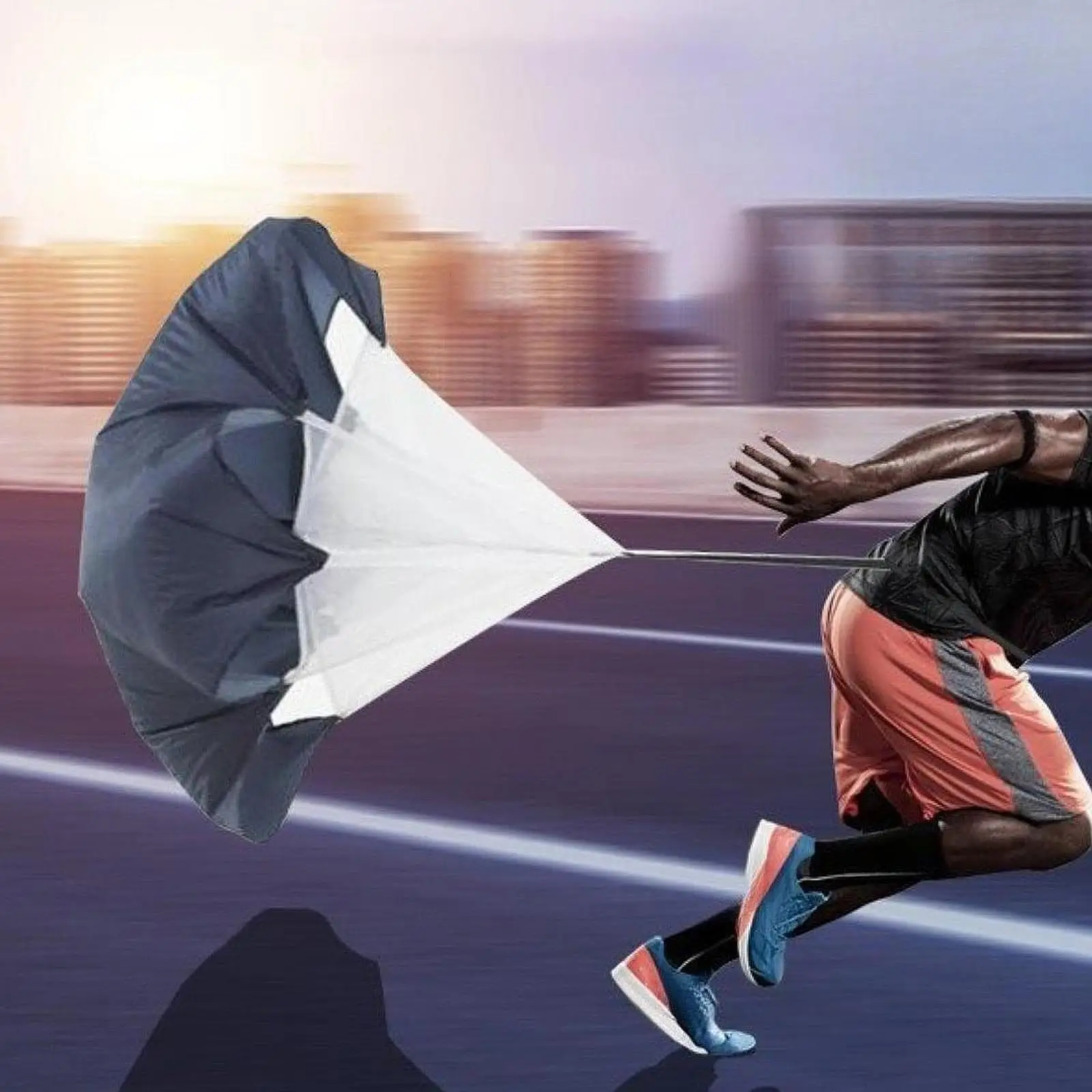 Resistance Parachute Sports Running Sprint Chute for Power Agility Football