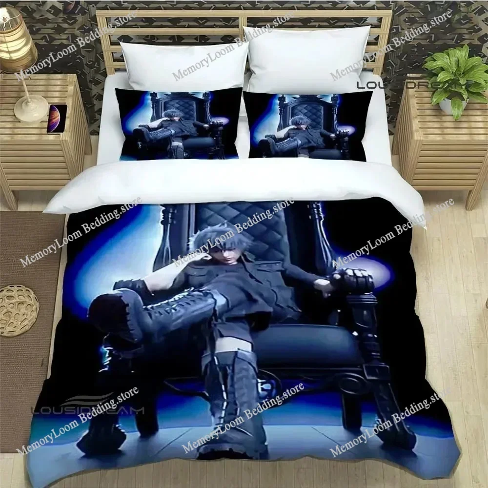 

New FINAL FANTASY Bedding Set Single Twin Full Queen King Size Bed Set Adult Kid Bedroom Duvet cover Sets 3D Print Game Anime