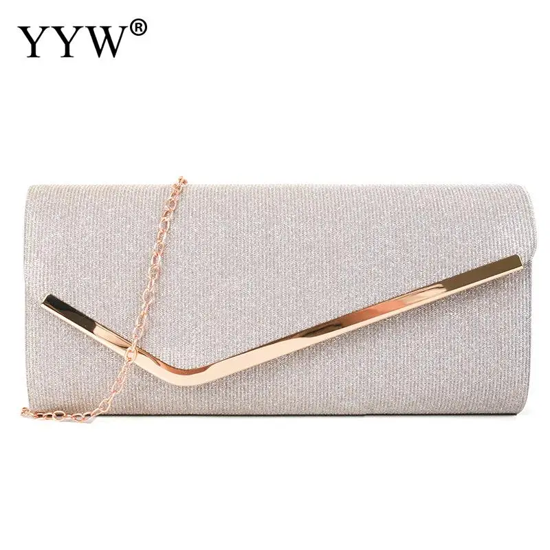 Simple Envelope Evening Party Handbag Popular Women's Shoulder Bag Bridal Clutch Prom Wedding Messenger Purse Lady Daily Bags