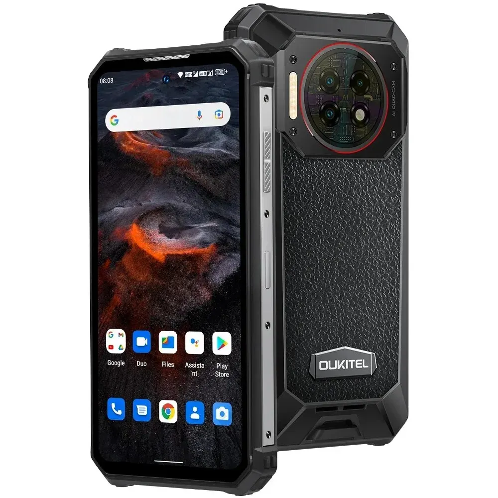 Прочный аккумулятор Oukitel WP19 Pro, 22000 мАч, 24 ГБ, 256 ГБ, задняя камера 64 мп, 120 Гц, Helio G99, 33 Вт, быстрая зарядка