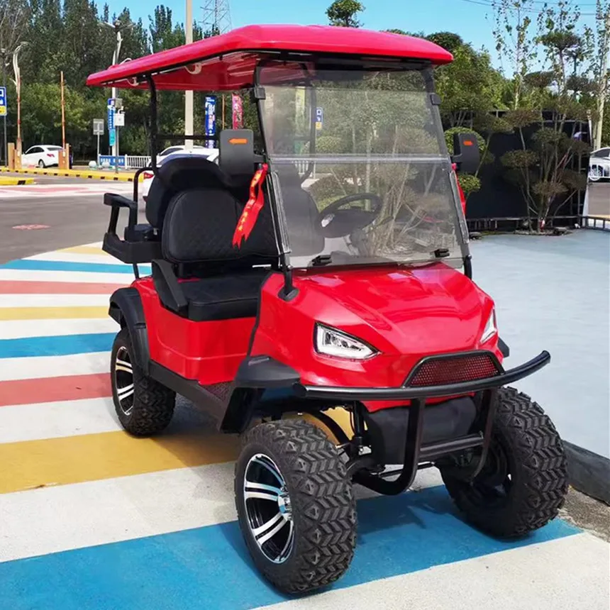 Brand Electric Golf Cart Factory Price Golf Cart 4KW/5KW/7KW AC Motor Travel Electric Grocery Cart Safety Electric Golf Cart