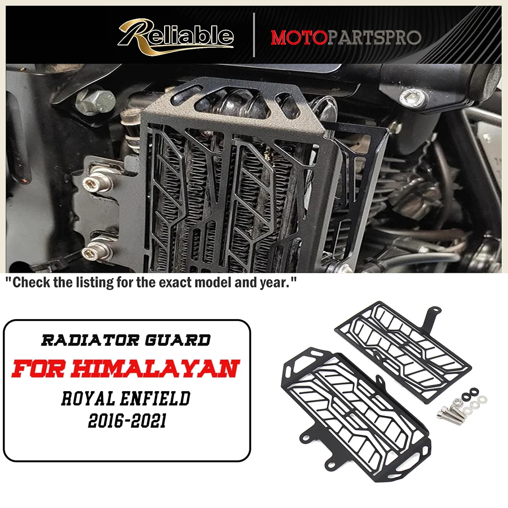 

Motorcycle Radiator Cover For Royal Enfield Fit Himalayan 2021-2016 Oil Cooler Guard Protective Cover 2020 2019 2018 2017