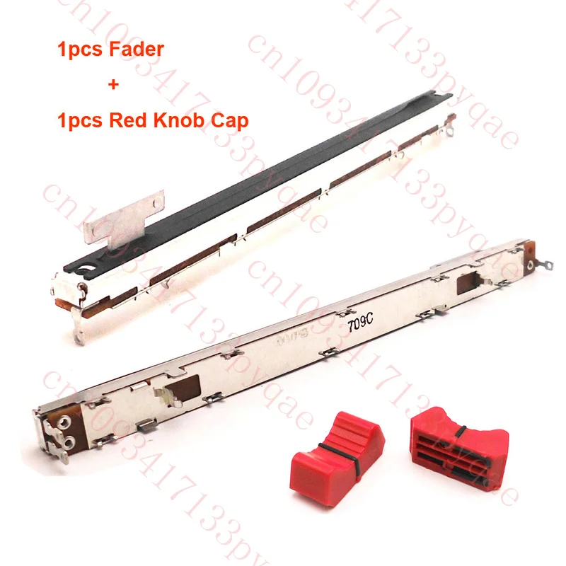 1x ALPS Fader 10K + 1x Replacement Red Knob Cap for Allen & Heath GL2400 PA12