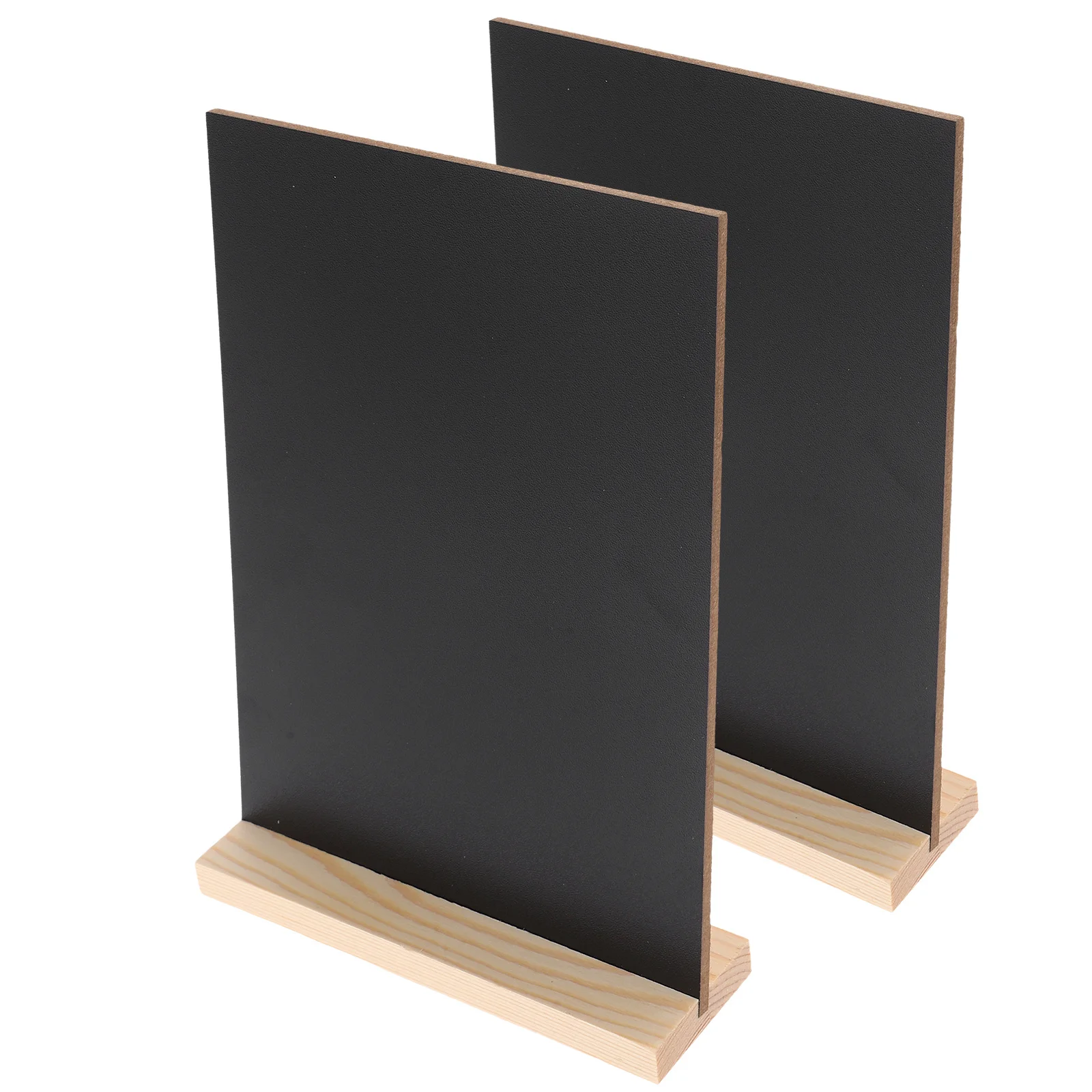 

2 set Desktop Chalkboard Signs Set Wooden Blackboard Easel For Menu Message Display Small Chalkboards With Stand Tabletop