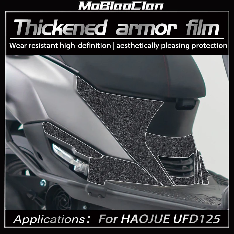 For HAOJUE UFD125 ufd125 Motorcycle Thickened Anti-wear Armor Protection Stickers Body Modification Accessories
