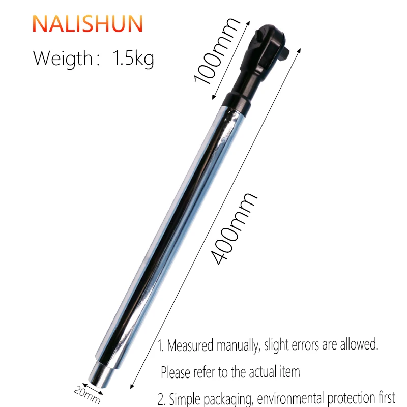 2-in-1 Self-contained Ratchet  Extended Wrench, Electric Extension Car Wrench,Four-wheel Alignment Angle Adjustment view 6