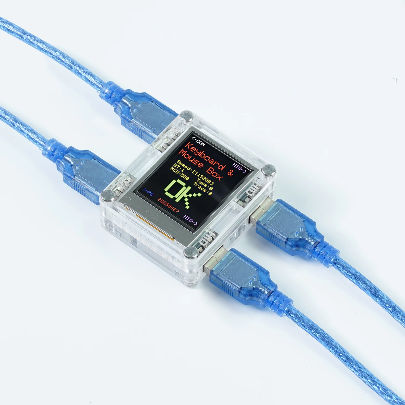 Сетевой контроллер клавиатуры и мыши KMBox Net, 100 м, высокоскоростной DMA/AI, одиночная машина, двойной контроллер, USB-конвертер, устройство