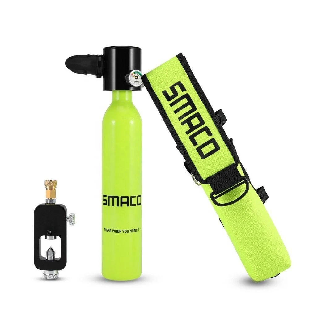 

New Arrival Portable Underwater Mini Scuba Diving Tank Spare Oxygen Cylinder Equipment 0.5L