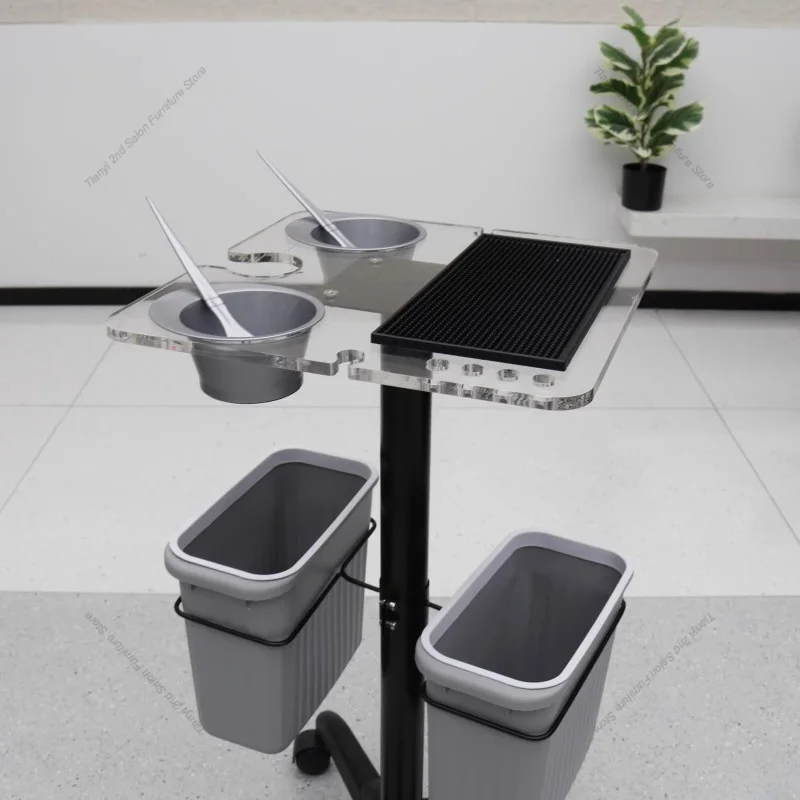 Nordic Barbershop Salon Trolley Modern Creative Hairdressing Salon Perm Dye Storage Cabinet Multifunctional Salon Furniture FYST