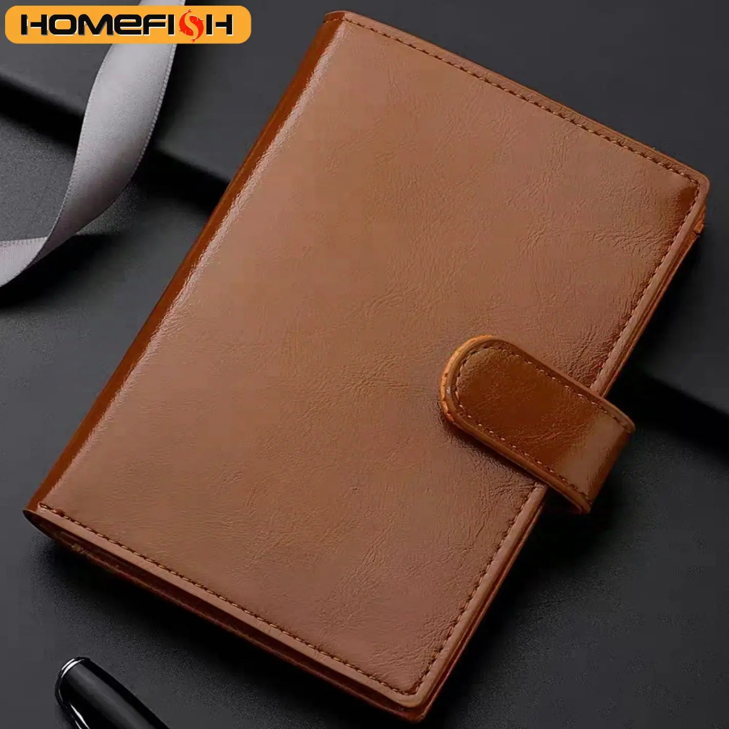 

Стильная дорожная сумка для паспорта HOMEFISH, многофункциональный держатель для карт, портативный мужской кошелек