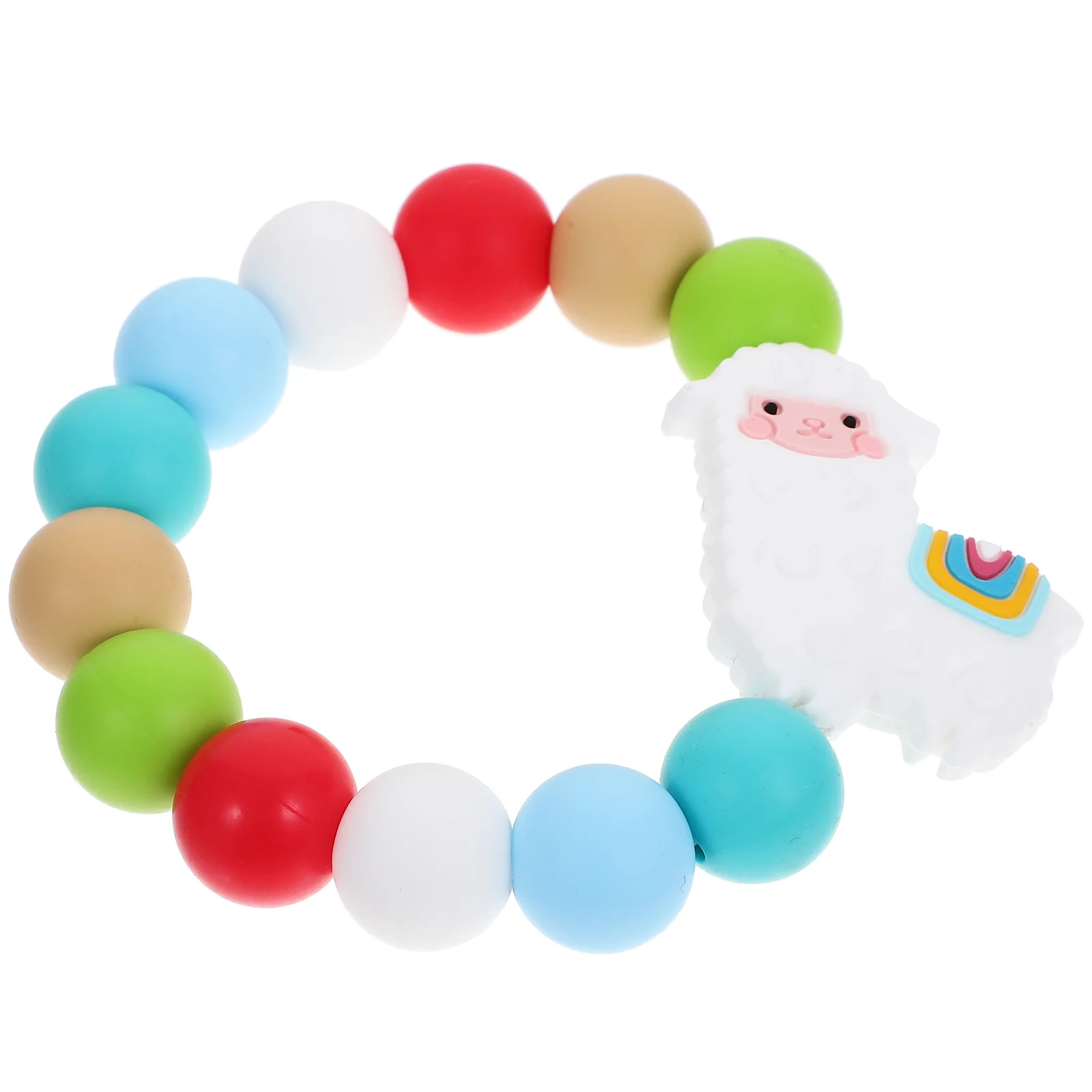 سيليكون الطفل عضاضة لطيف التسنين سوار للطفل مطرز مضغ مجوهرات الألبكة سحر يهدئ اللثة آمنة غير سامة #6
