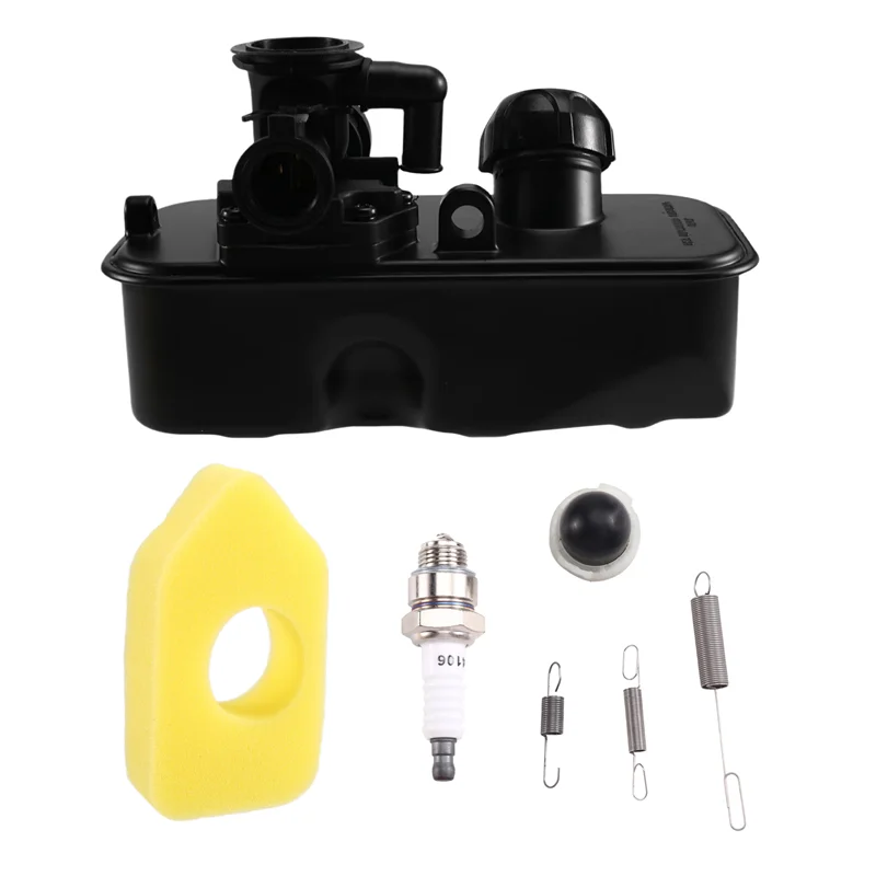 

AB13-For Briggs & Stratton 494406 498809A Fuel Gas Tank Carburetor Assembly Carb Kit 499809 Lawn Mower Accessories