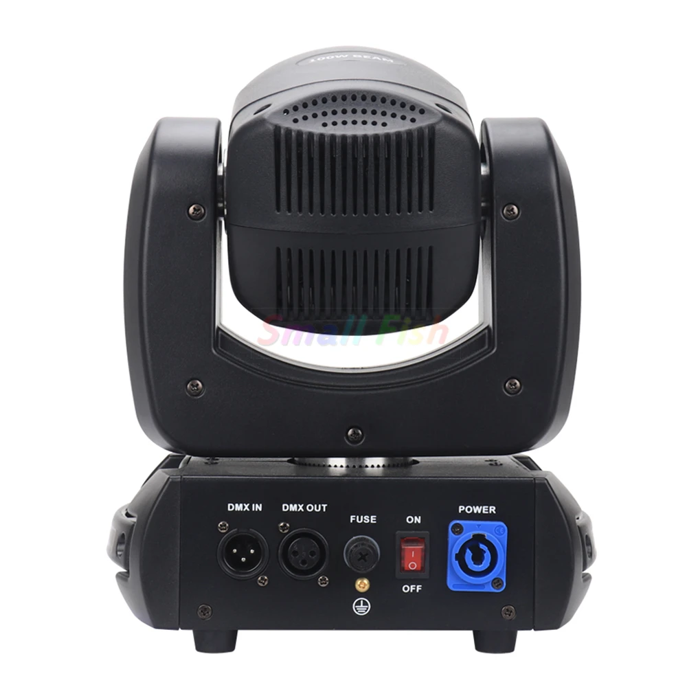 Imagem -05 - Led Moving Head Spot Light 18 Face Prism Dmx512 Som dj Stage Effect Party Dance Disco Bar Música Novo 100w Beam