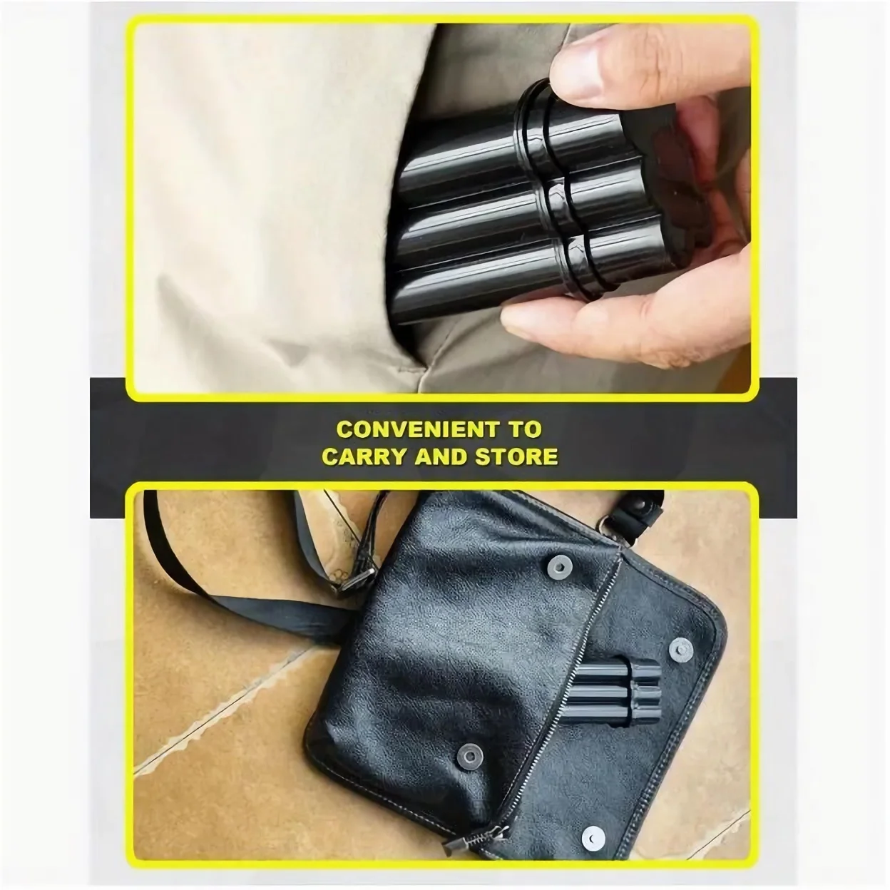 4-Hole King Size Cigarette Case with Bic Lighter Compartment 4 Cigarette Slots & Moisture-Proof Design   Portable Lighter Storag