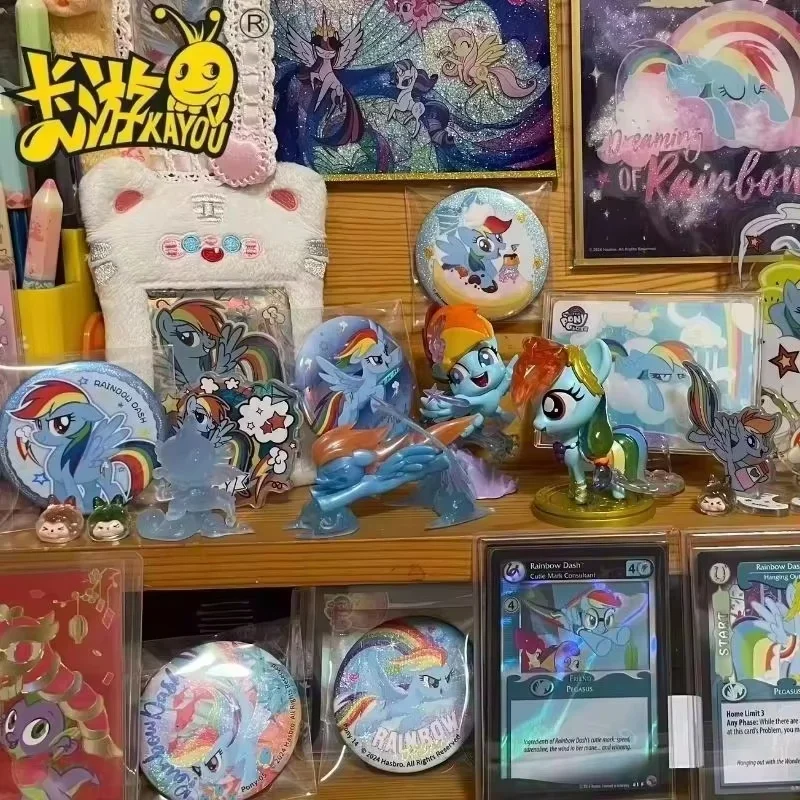 Hot Kayou 마이 리틀 포니 고무 인형 에피소드 1 스파클링 스페이스 프린세스 플로잉 라이트 에디션 핑키 파이 플래터쉬 희귀 키즈