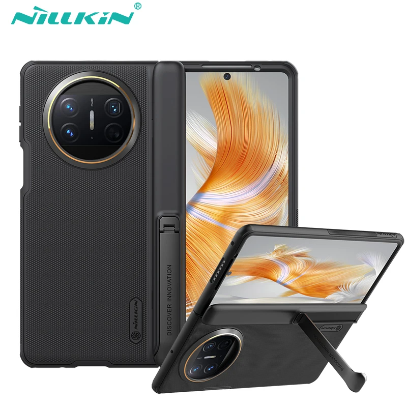 

For Huawei Mate X3 Case NILLKIN Super Frosted Shield 180° Folding Back Cover Kickstand For Huawei Mate X 3 With Hidden Holder