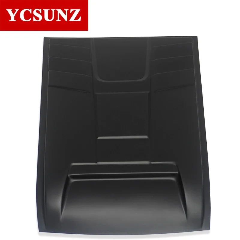 Matte Black Bonnet Hood Scoop For Isuzu Dmax D-max 2020 2021 2022 V-Cross Pickup Truck Car Accessories