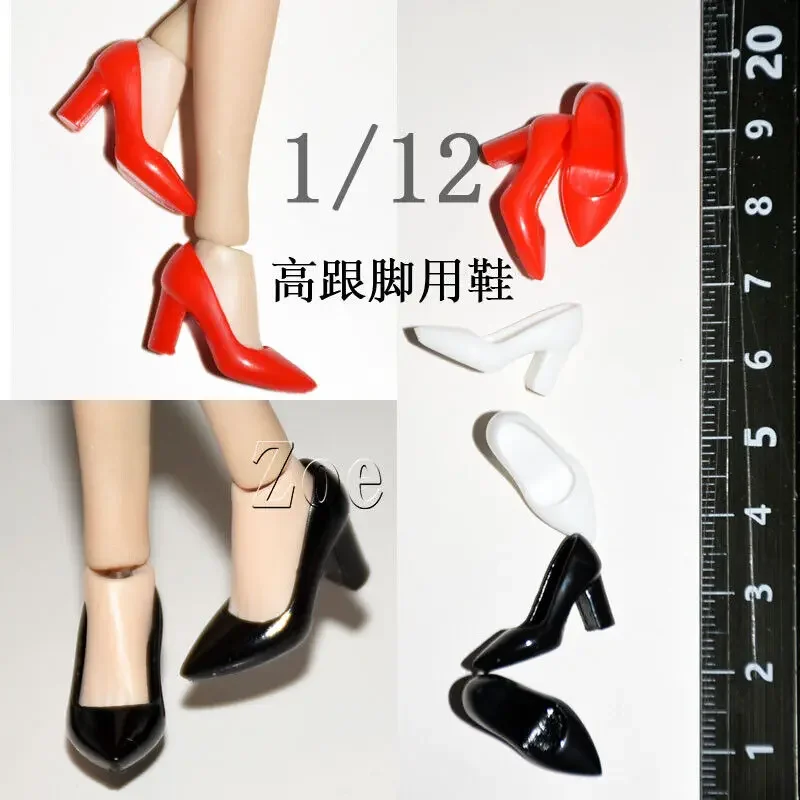 

TBLeague PHICEN 1/12 Female Thick heel high heels Shoes for 6" figure Toys