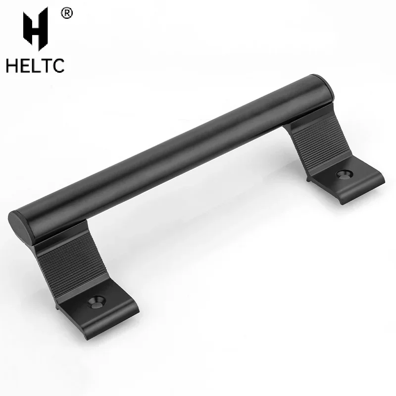 2PCS Furniture Cabinet Handle Aluminium Alloy Sliding Door Handle Pull And Flush Hardware Set Wood Door Drawer Handle