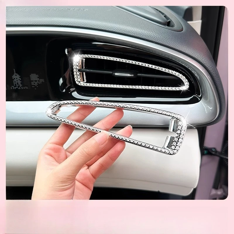 

Для Geely Xingyuan украшения с инкрустацией бриллиантами для интерьера всего уверены с трендовыми наклейками со стразами для автомобиля