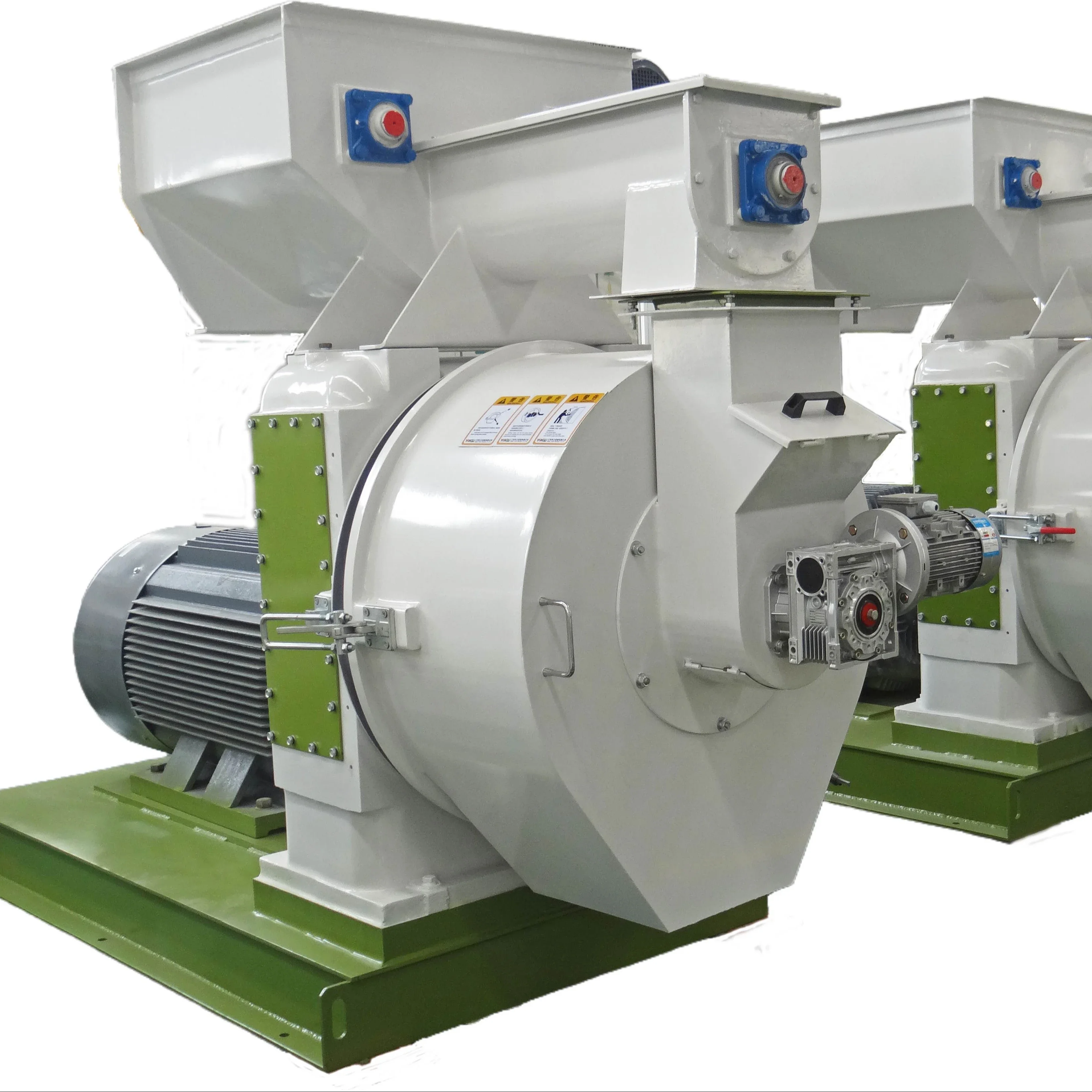 New Full Automatic 1-4 Ton Per Hour Biomass Wood Sawdust Pellet Machine Complete Pellet Line Plant PLC Gear Core Straw Rice Husk